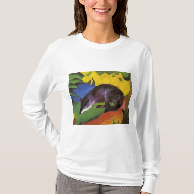 Blue Fox (von Franz Marc) T-Shirt (Vorderseite)
