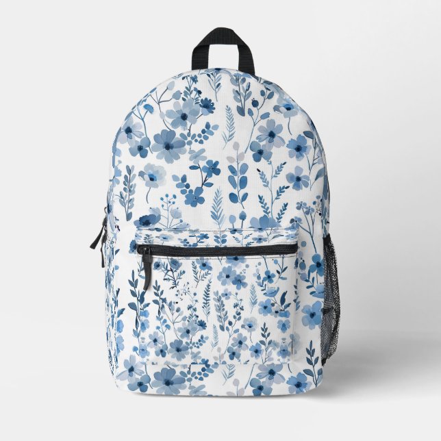 Blue France Bedruckter Rucksack (Vorderseite)