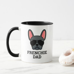 Blue French Bulldog Frenchie Dog Vater Tasse