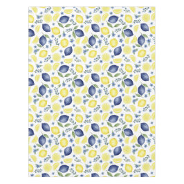 Blue French Country Lemon Pattern Tischdecke