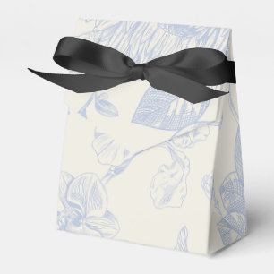 Blue French Floral Toile Geschenkschachtel