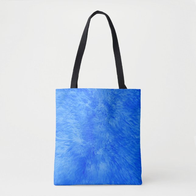 Blue Frenzy Tote Bag Tasche (Vorderseite)