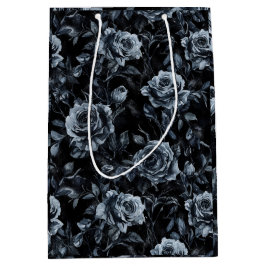 Blue Friedhof Rose Gothic Occult Mittlere Geschenktüte