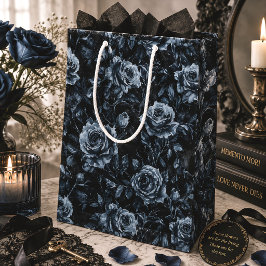 Blue Friedhof Rose Gothic Occult Mittlere Geschenktüte
