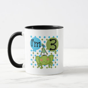 Blue Frog 3. Geburtstagsgeschenke und Geschenke Tasse