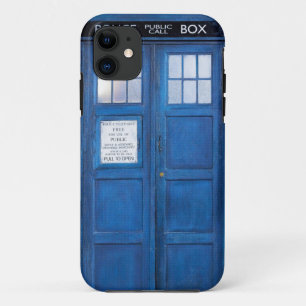 Blue Funny Phone Booth Call Box Case-Mate iPhone Hülle