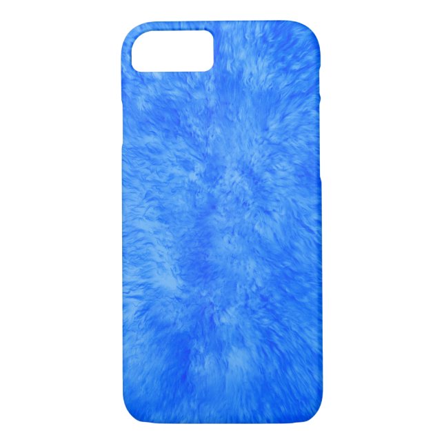 Blue Fur Frenzy Case-Mate iPhone Case (Rückseite)