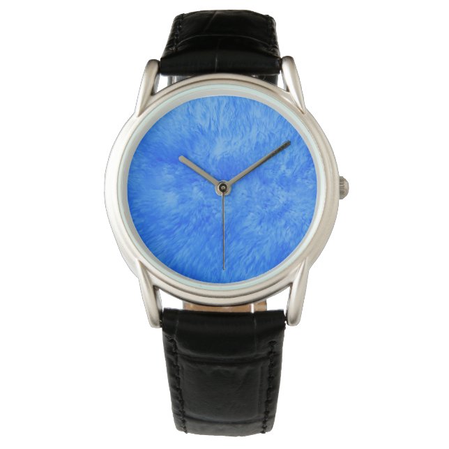 Blue Fur Frenzy Watch Armbanduhr (Vorderseite)