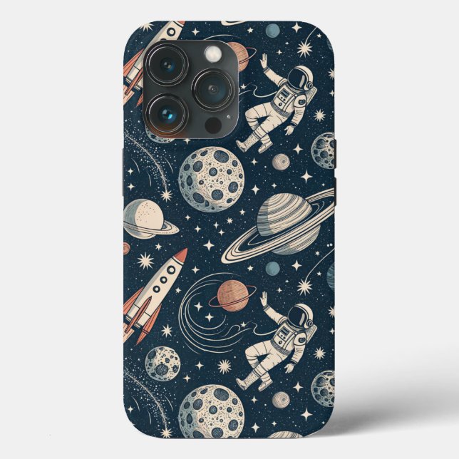 Blue Galaxy Adventure Case-Mate iPhone Hülle (Rückseite)