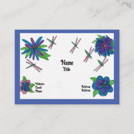 Blue Garden Business Card Visitenkarte
