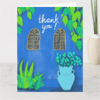 Blue Garden Majorelle Jardin Marokko DANK