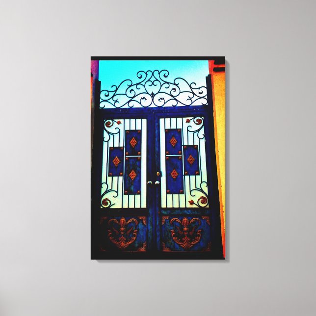 Blue Gate Leinwanddruck (Vorderseite)