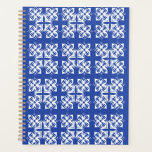 Blue gemustert Classic Planner