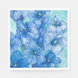 Blue Gentian Blume Serviette