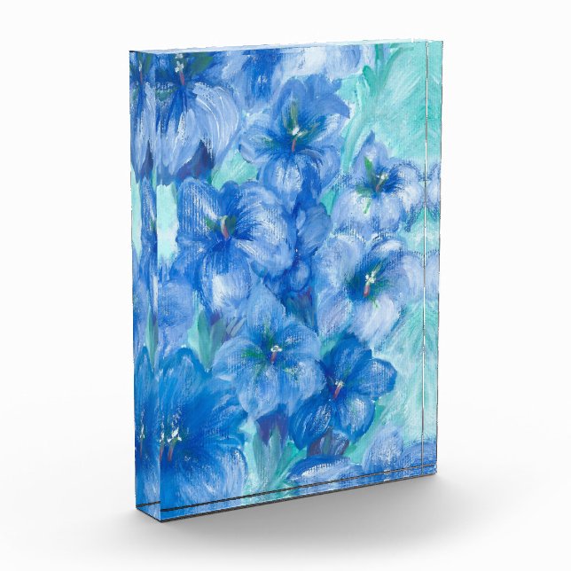 Blue Gentian Mountain Wildblume Scent Fotoblock (Links)