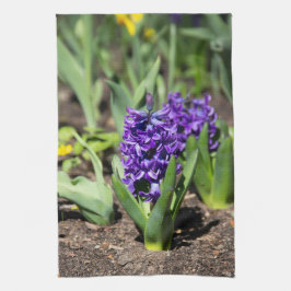 Blue Geocinth im Frühjahr Geschirrtuch