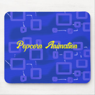 Blue Geometric Mousepad