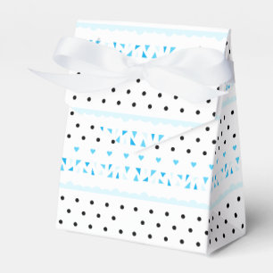 Blue Geometrie Geschenkschachtel