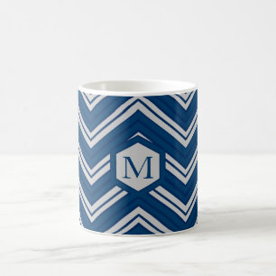 Blue Geometry Collection Kaffeetasse