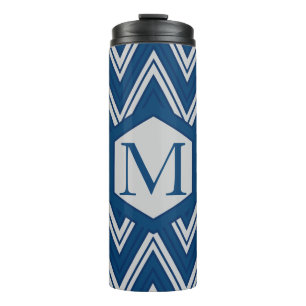 Blue Geometry Collection Thermosbecher
