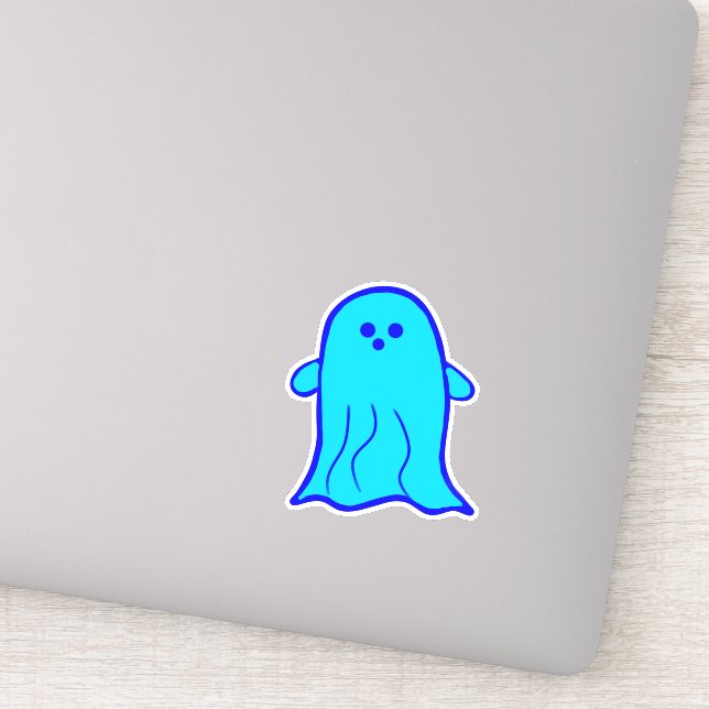 Blue Ghost Aufkleber (Detail)