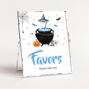 Blue Ghost Halloween Baby bricht Favoriten Poster