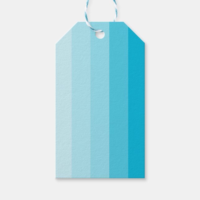 Blue-Gift-Tag Geschenkanhänger (Vorderseite)