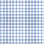 Blue Gingham Country Freistehende Fotoskulptur<br><div class="desc">Blaue Gingham traditionelles Landbild.</div>