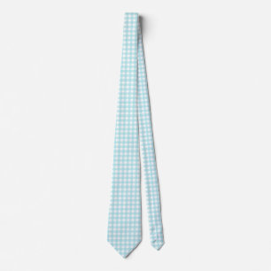 Blue Gingham Krawatte