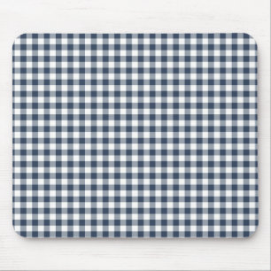 Blue Gingham Mousepad