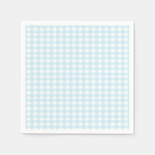 Blue Gingham Serviette