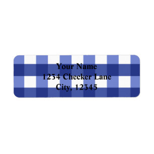 Blue Gingham Summer Country GRILLEN Schachbrett La