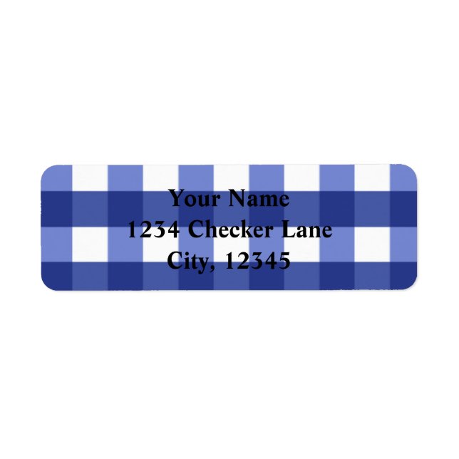Blue Gingham Summer Country GRILLEN Schachbrett La (Vorne)