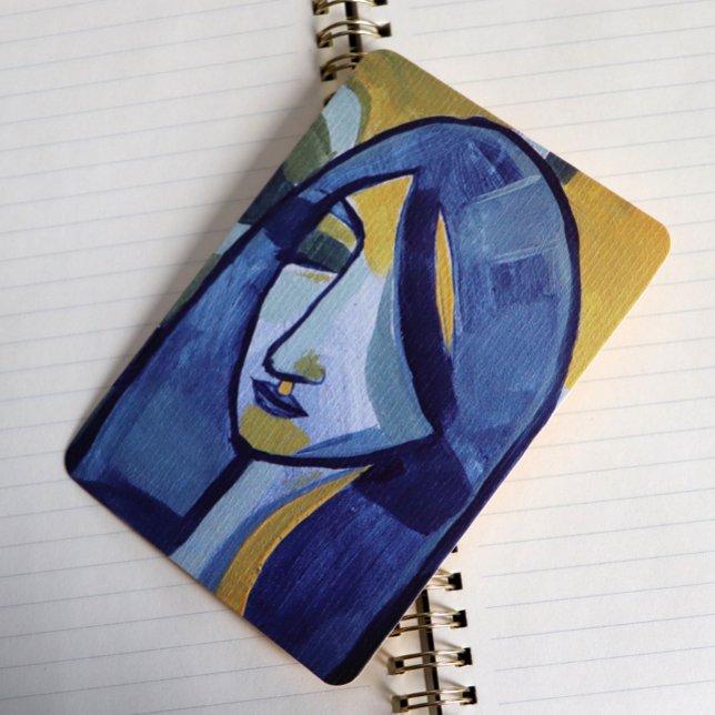 Blue Girl Dankeskarte (Von Creator hochgeladen)
