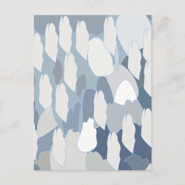 Blue Glacier Ice Postkarte (Vorderseite)