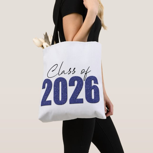 Blue Glitzer Class 2026 Tasche (Von Nahem)