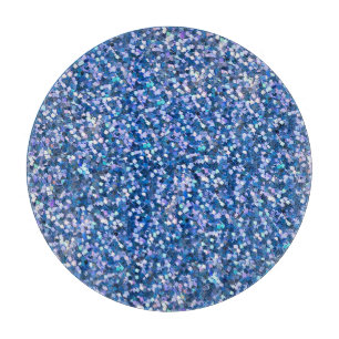 Blue Glitzer: Shiny Abstrakt Background Schneidebrett