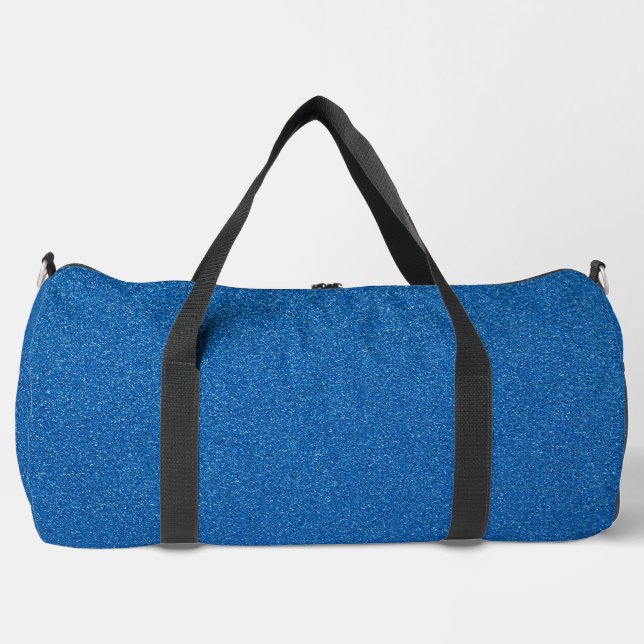 Blue Glitzer, Sparkle, Glitzer Hintergrund Duffle Bag (Vorderseite)