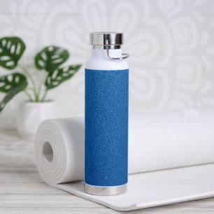 Blue Glitzer, Sparkle, Glitzer Hintergrund Trinkflasche