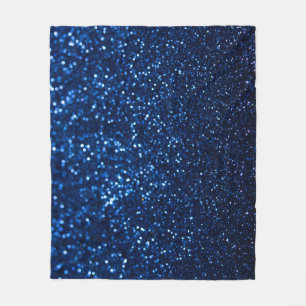 Blue Glitzer Texture Festivals Sparkor Fleecedecke