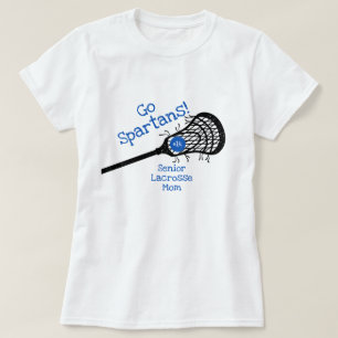 Blue Go Team Lacrosse Mama T-Shirt