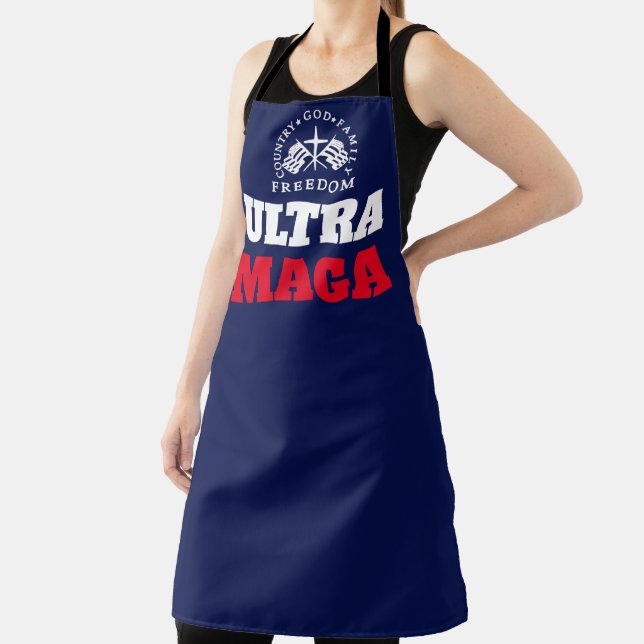 Blue God Family Country Freedom ULTRA MAGA Schürze (InSitu)
