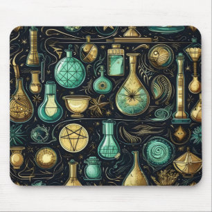 Blue Gold Alchemy Mousepad