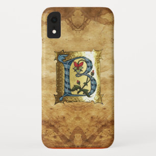 BLUE GOLD B SCHREIBEN MIT BLUME MONOGRAMM Case-Mate iPhone HÜLLE