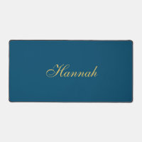 Blue Gold Beruflich Trendy Minimalistisch Name