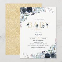 Blue & Gold Boho BläserBaby Dusche