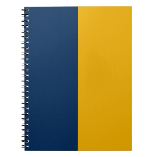 Blue & Gold CUSTOM Notizblock (Vorderseite)