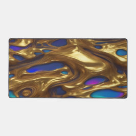 Blue & Gold - Desk Mat