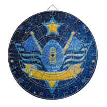 Blue Gold Glitzer American Football Jersey MVP