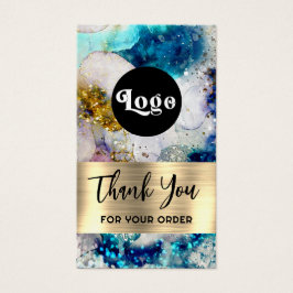 Blue Gold Glitzer Aquarellpackung